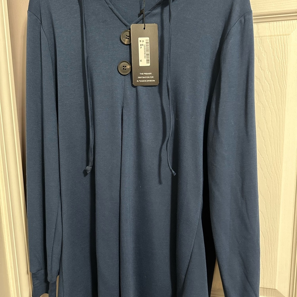 Adorable, brand new with tags, baby, doll hoodie, size medium